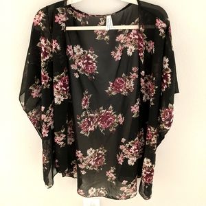Sheer Floral Top